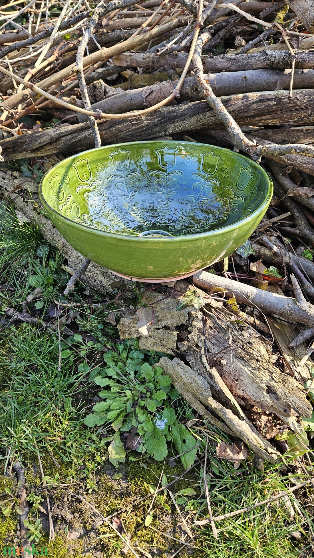Kerámia mosdótál - otthon & életmód - fürdőszoba - mosdótál - Meska.hu