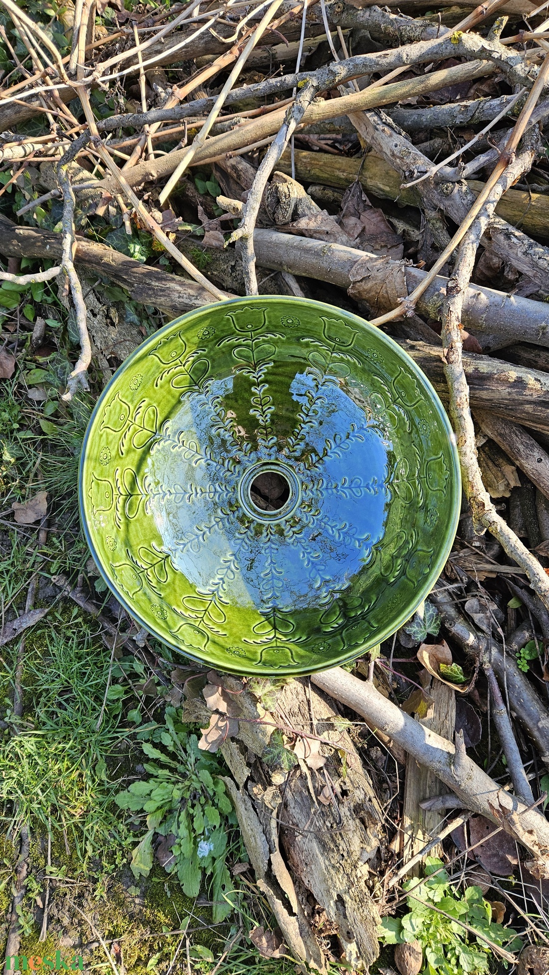 Kerámia mosdótál - otthon & életmód - fürdőszoba - mosdótál - Meska.hu