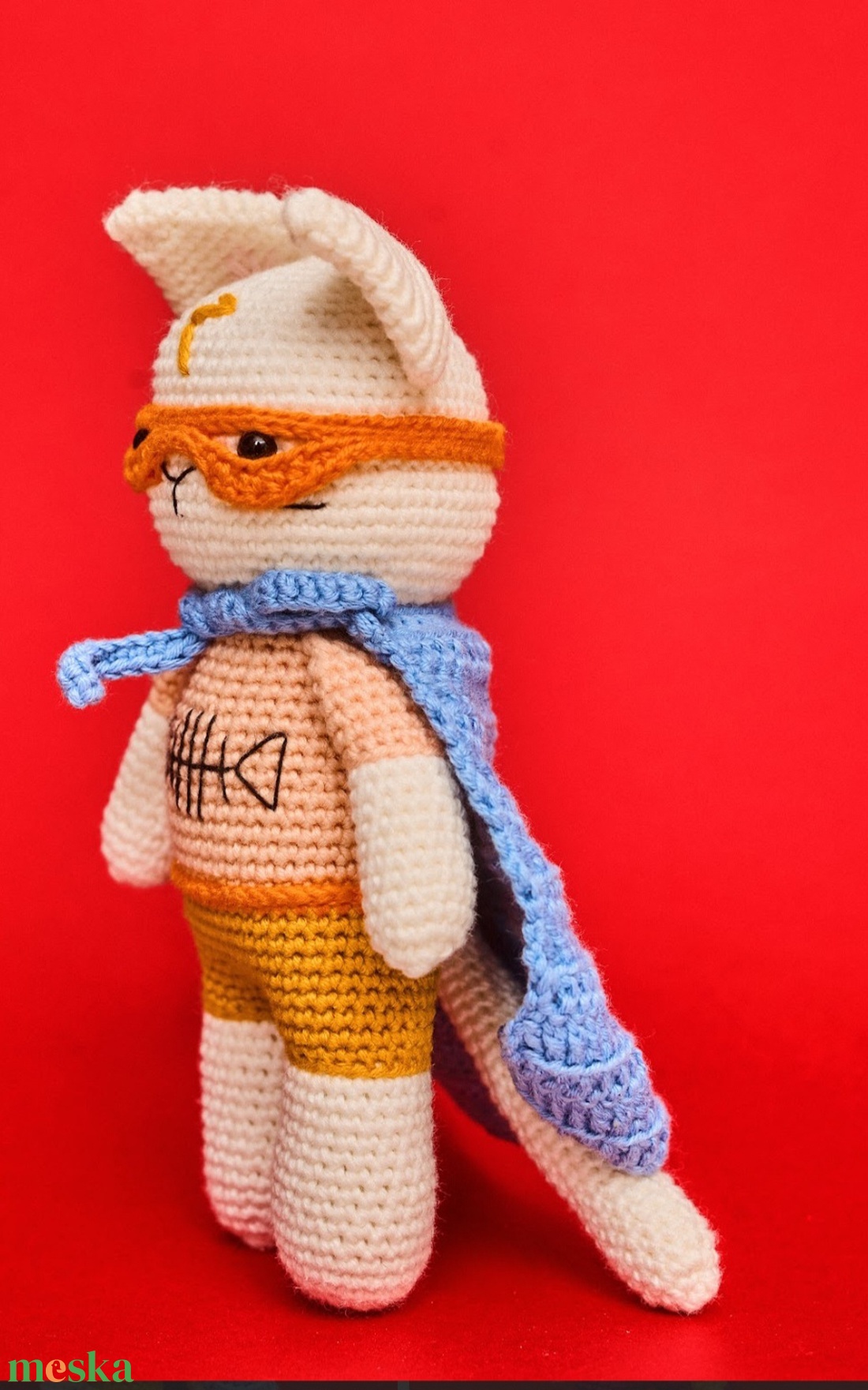 BatCat -Szuper macska  - játék & sport - plüssállat & játékfigura - cica - Meska.hu