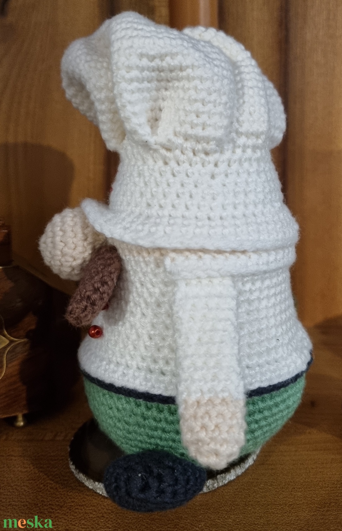 A séf horgolt gnóm figura - játék & sport - plüssállat & játékfigura - ember - Meska.hu