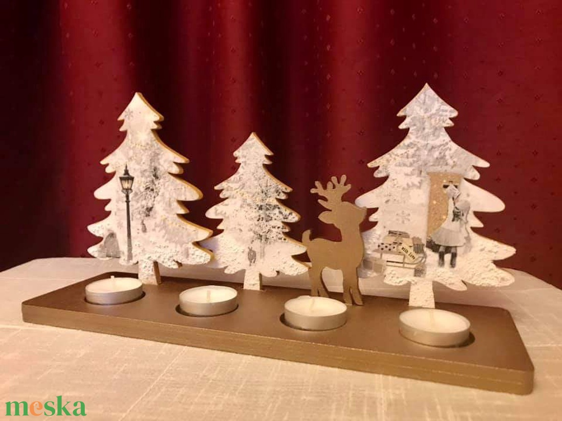 Adventi mécsestartó - karácsony - adventi díszek - adventi asztaldísz - Meska.hu Adventi mécsestartó - karácsony - adventi díszek - adventi asztaldísz - Meska.hu