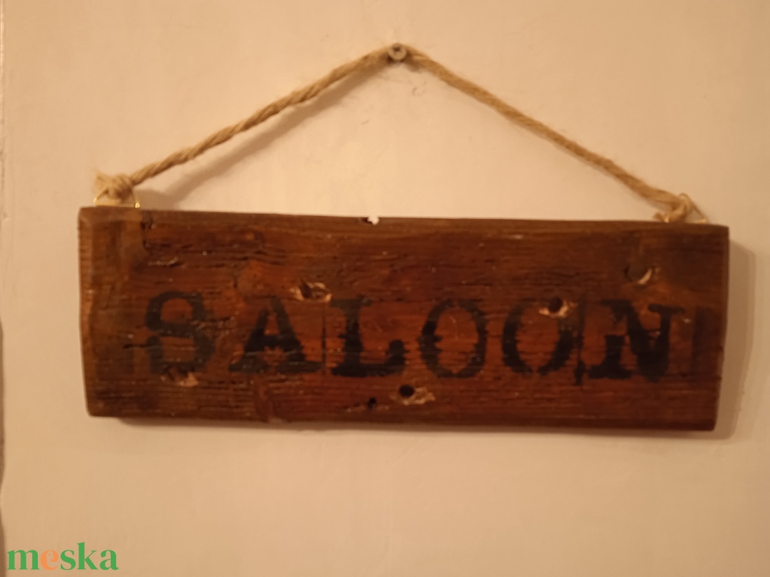Saloon western fali tábla - otthon & életmód - dekoráció - dísztárgy - Meska.hu Saloon western fali tábla - otthon & életmód - dekoráció - dísztárgy - Meska.hu