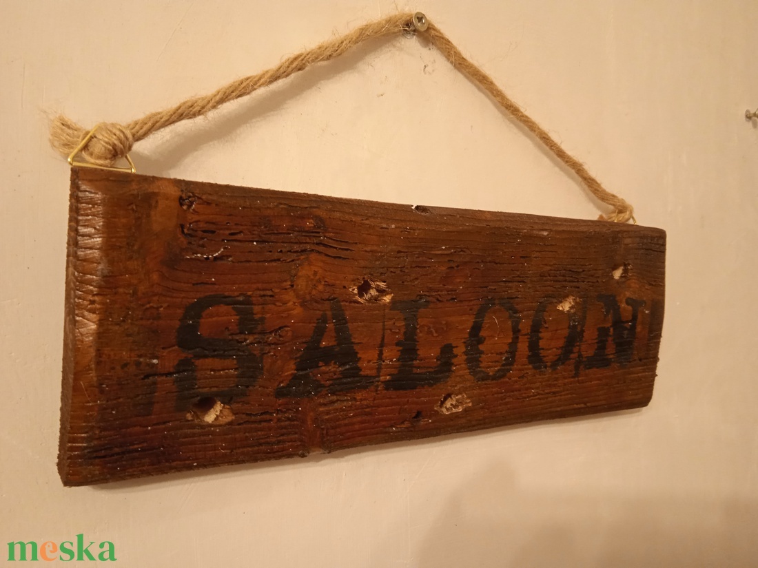 Saloon western fali tábla - otthon & életmód - dekoráció - dísztárgy - Meska.hu Saloon western fali tábla - otthon & életmód - dekoráció - dísztárgy - Meska.hu
