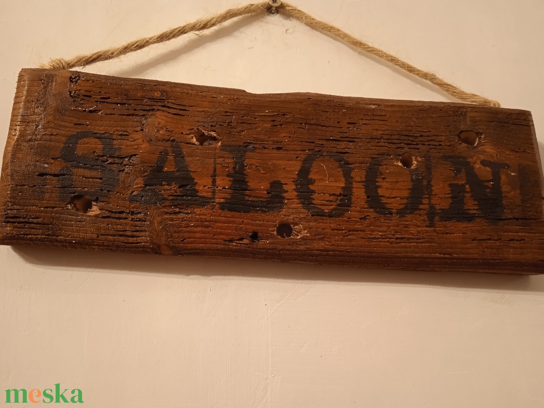 Saloon western fali tábla - otthon & életmód - dekoráció - dísztárgy - Meska.hu Saloon western fali tábla - otthon & életmód - dekoráció - dísztárgy - Meska.hu
