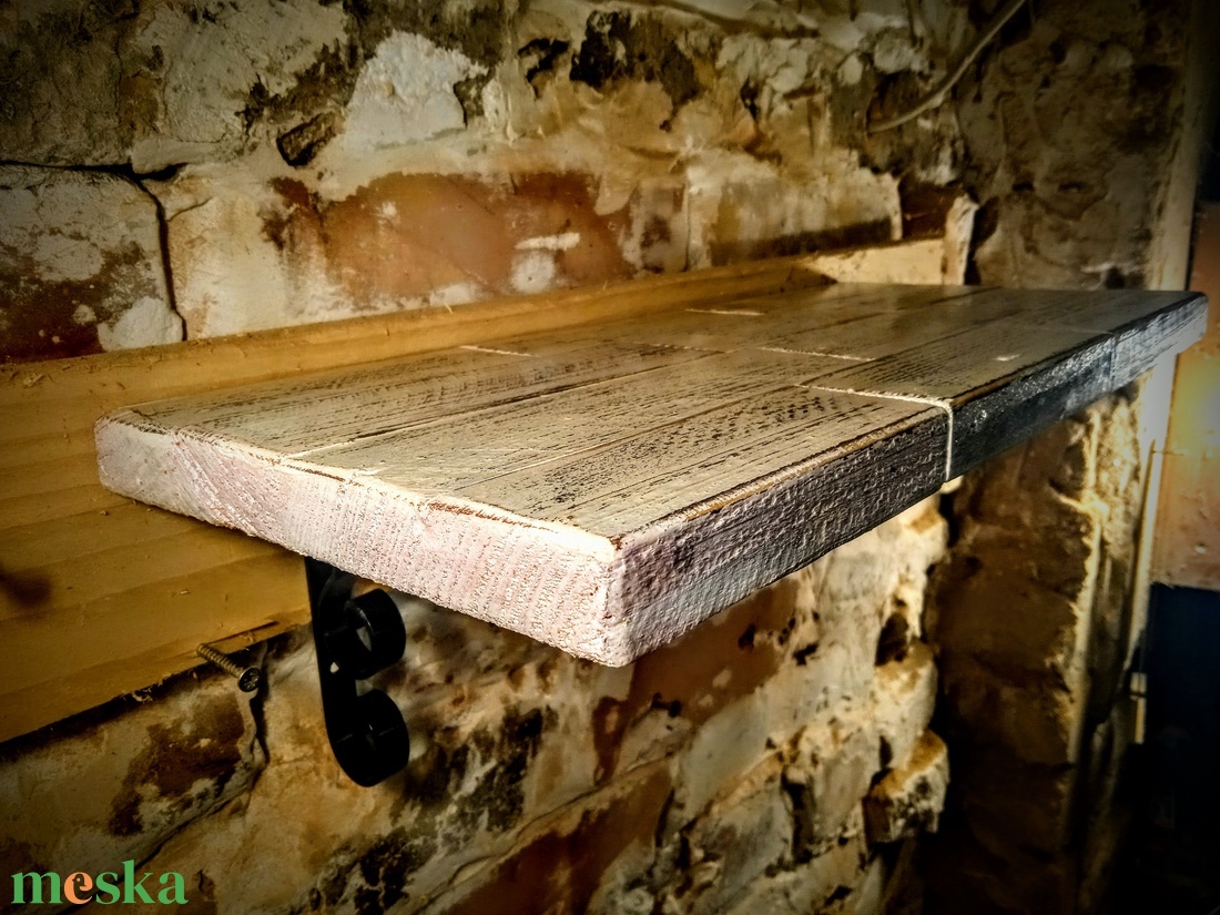 Dekor fa fali polc - otthon & életmód - bútor - polc - Meska.hu