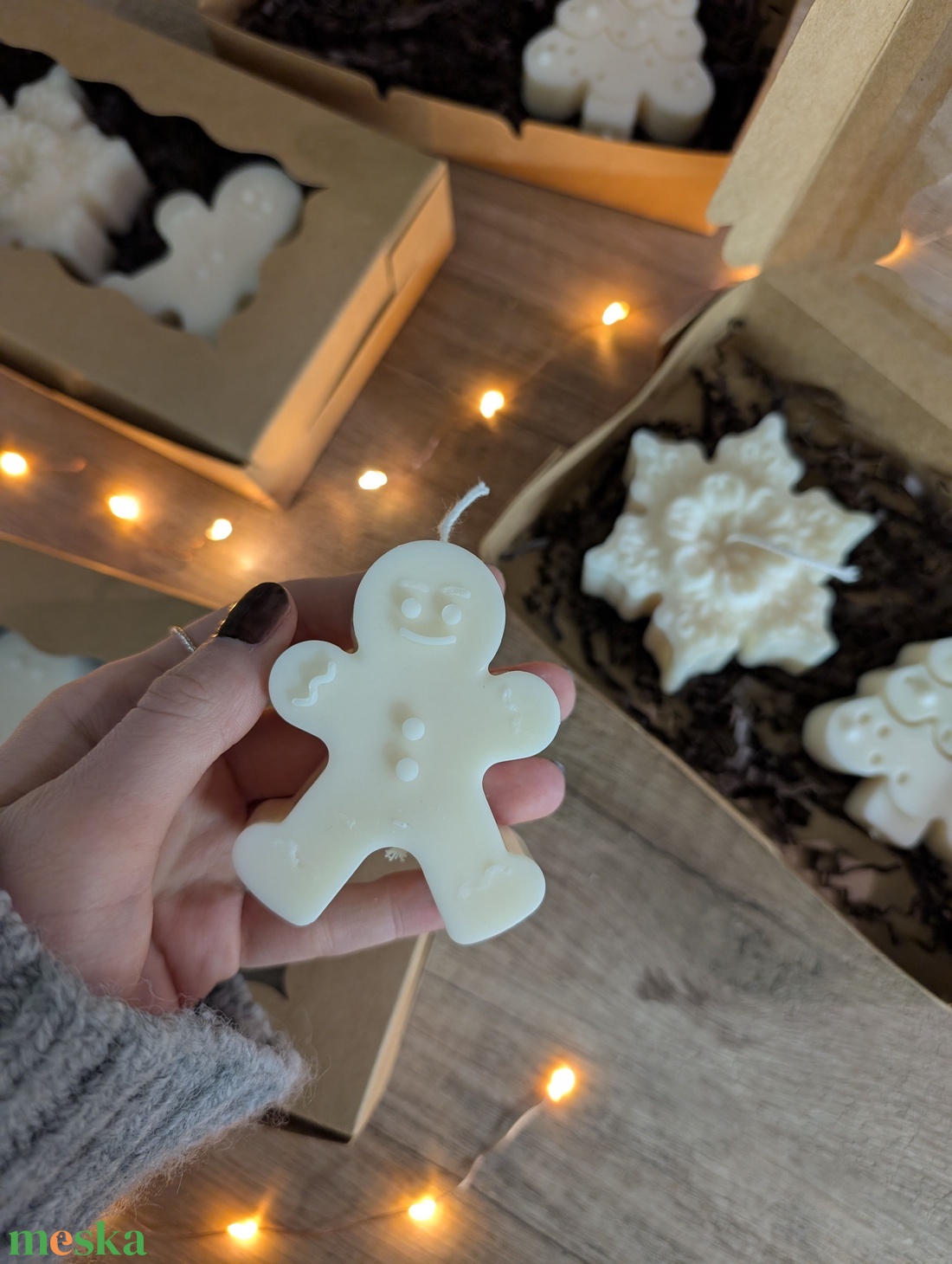 Karácsonyi box - karácsony - karácsonyi lakásdekoráció - karácsonyi illatgyertya, mécses - Meska.hu