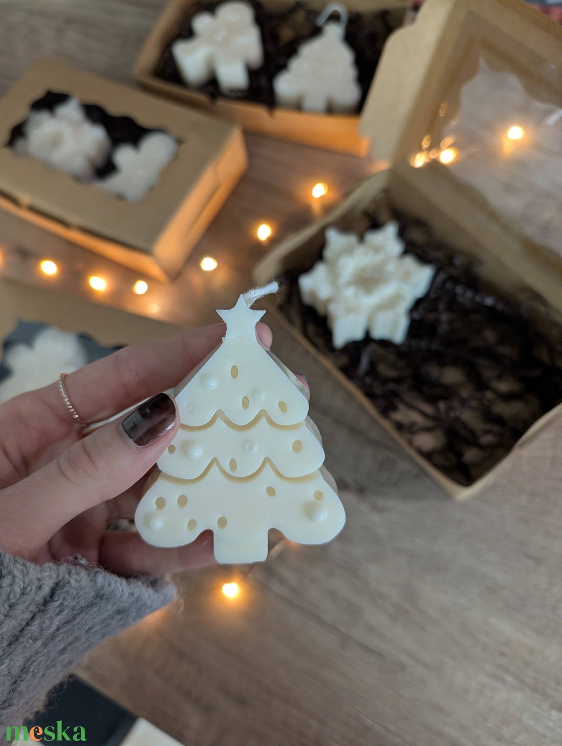 Karácsonyi box - karácsony - karácsonyi lakásdekoráció - karácsonyi illatgyertya, mécses - Meska.hu