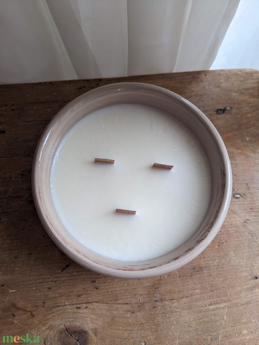 Kerámia gyertya - karácsony - karácsonyi lakásdekoráció - karácsonyi illatgyertya, mécses - Meska.hu