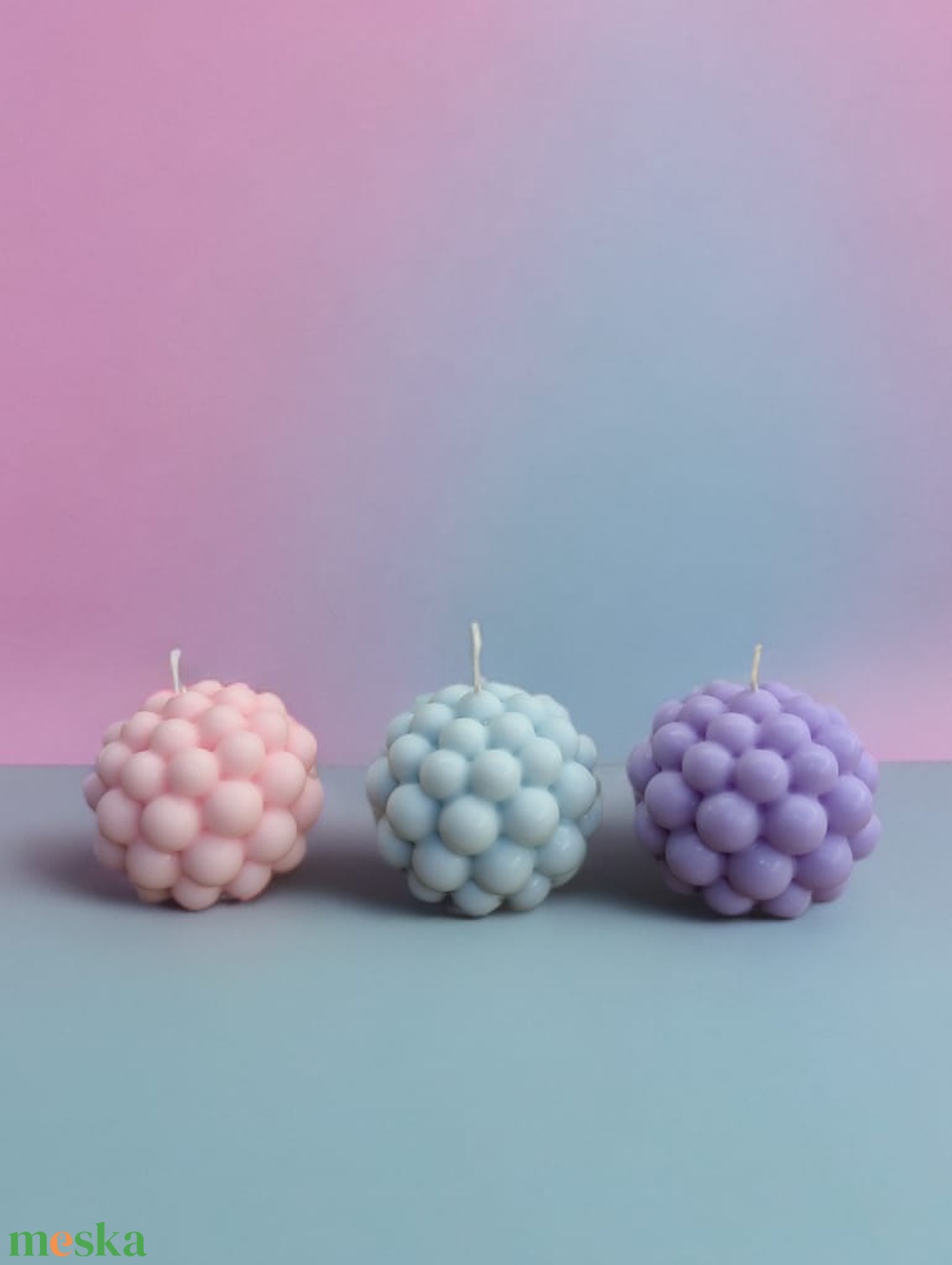 Bubble gyertya  - otthon & életmód - gyertya, illat, aroma - gyertya - Meska.hu