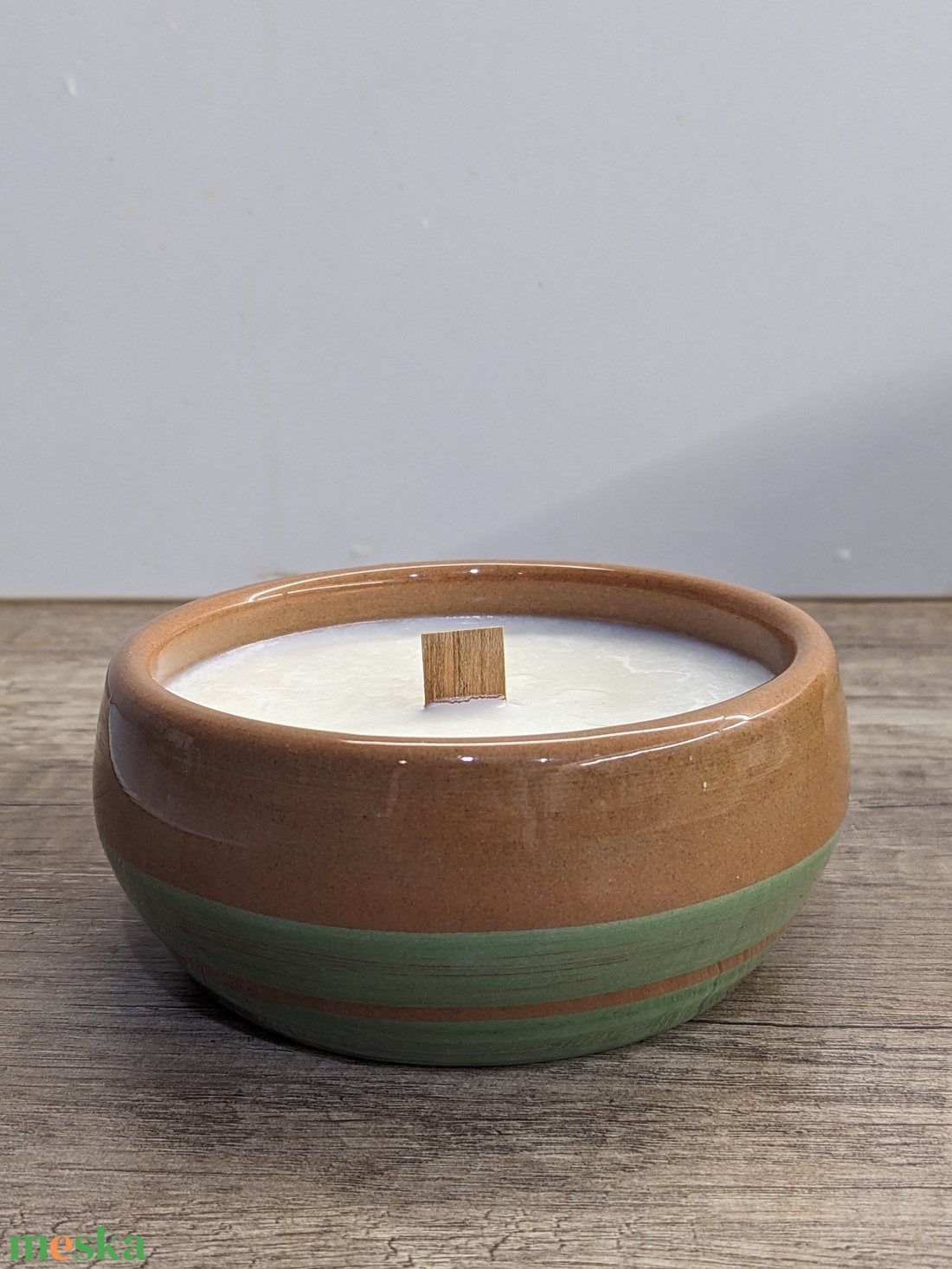 Kerámia gyertya  - karácsony - karácsonyi lakásdekoráció - karácsonyi illatgyertya, mécses - Meska.hu