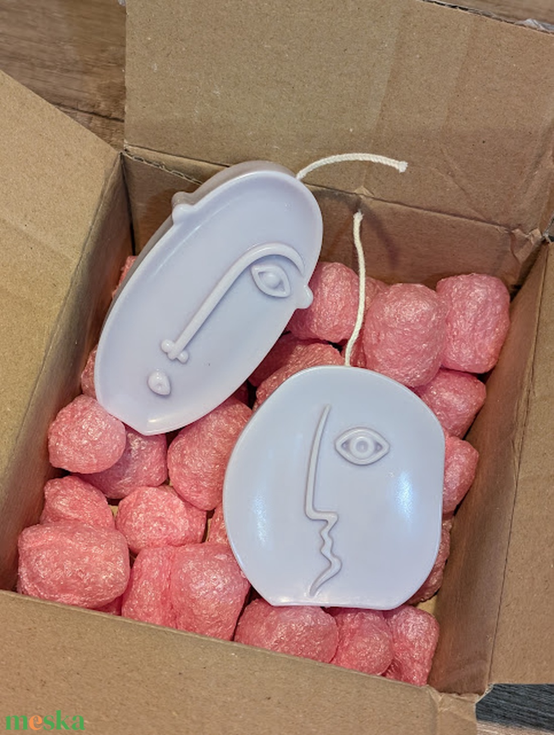 Soul mates candle box - otthon & életmód - gyertya, illat, aroma - gyertya - Meska.hu