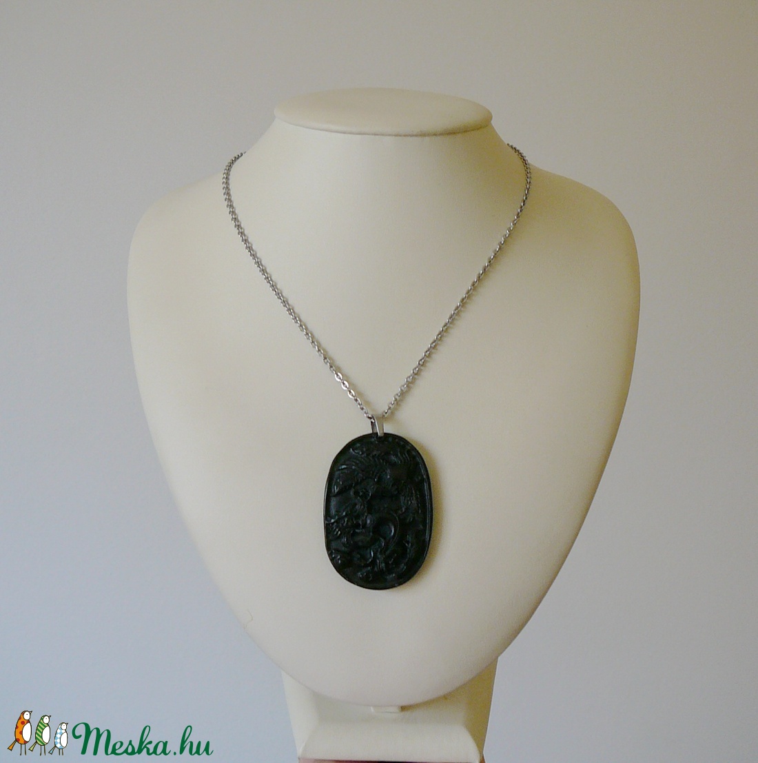 Jáde sárkány medál -  - Meska.hu