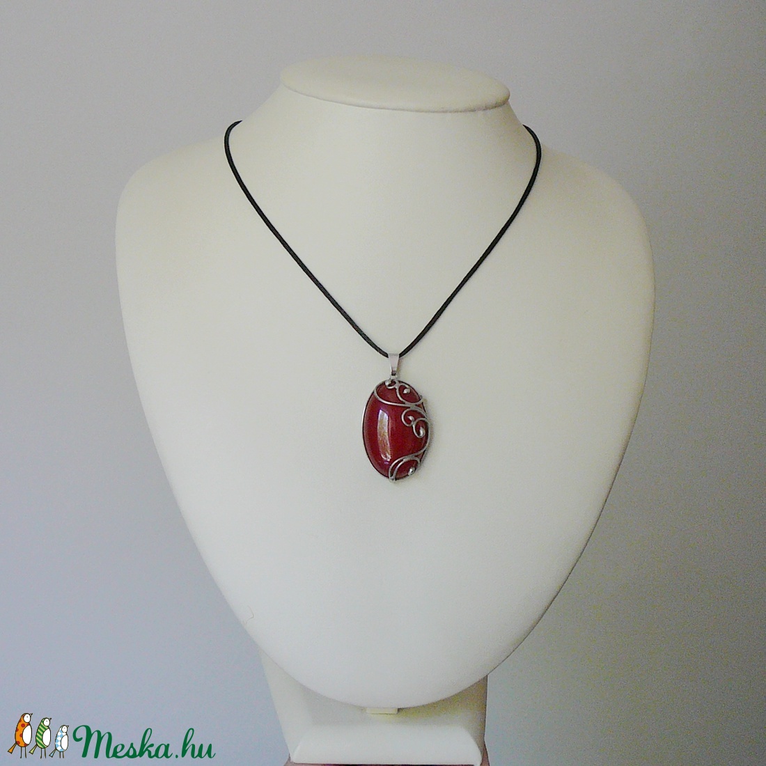 Jáde medál - ékszer - nyaklánc - medálos nyaklánc - Meska.hu