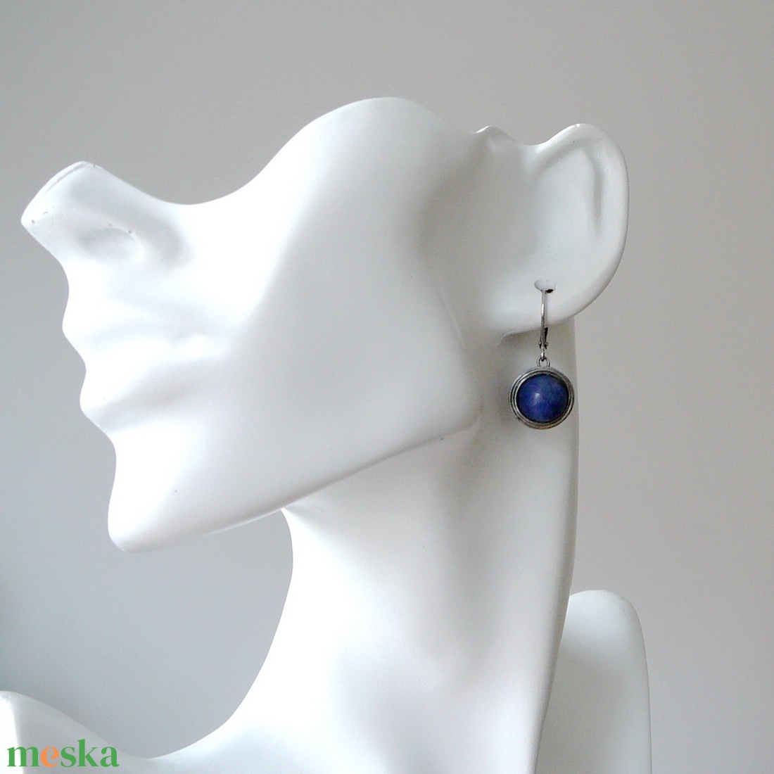 Kianit fülbevaló - ékszer - fülbevaló - lógó fülbevaló - Meska.hu