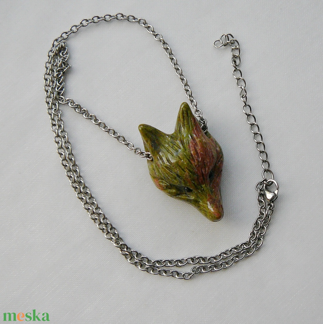 Unakit róka medálos nyaklánc - ékszer - nyaklánc - medálos nyaklánc - Meska.hu