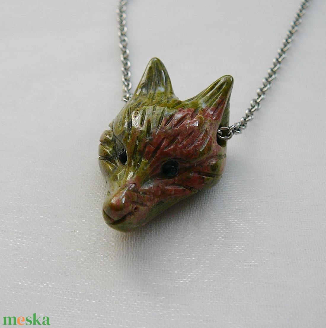 Unakit róka medálos nyaklánc - ékszer - nyaklánc - medálos nyaklánc - Meska.hu