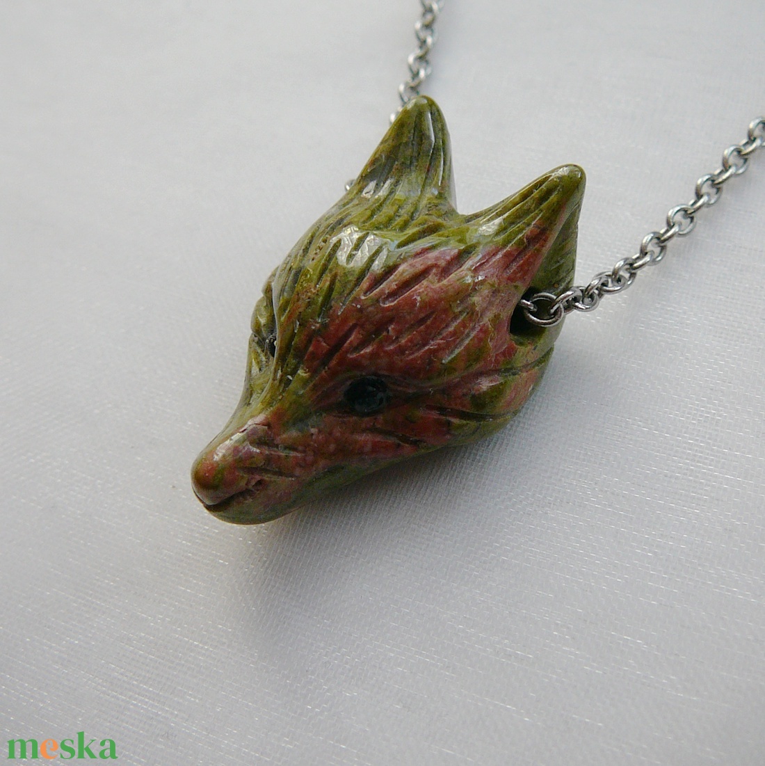 Unakit róka medálos nyaklánc - ékszer - nyaklánc - medálos nyaklánc - Meska.hu