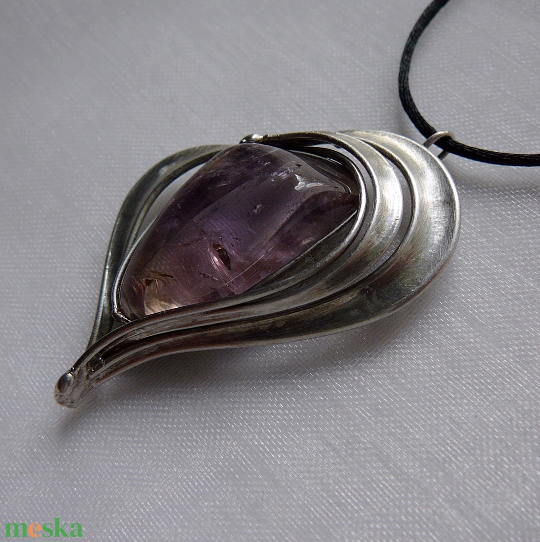 Ametrin medál - ékszer - nyaklánc - medálos nyaklánc - Meska.hu