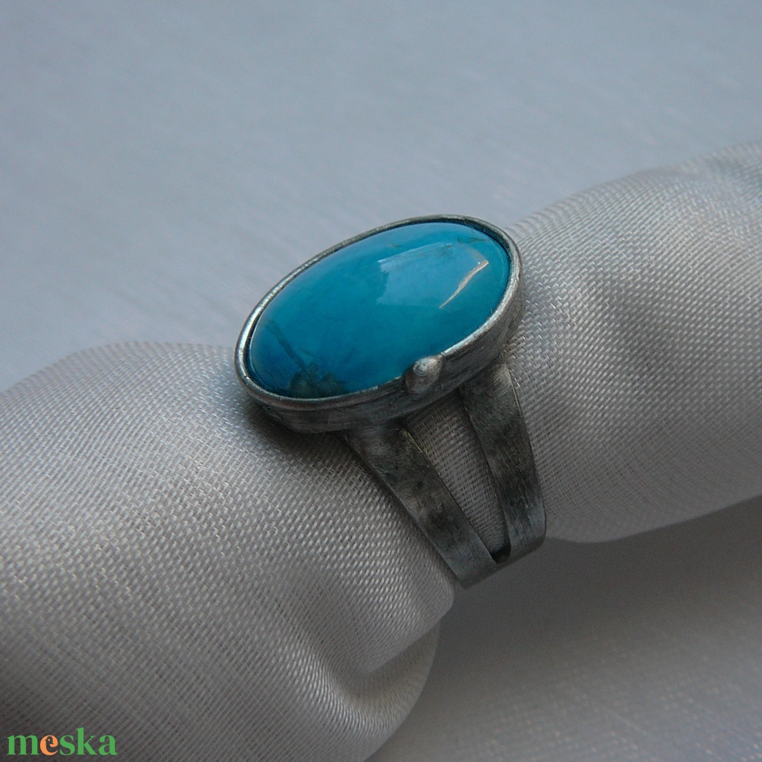 Türkinit gyűrű - ékszer - gyűrű - szoliter gyűrű - Meska.hu