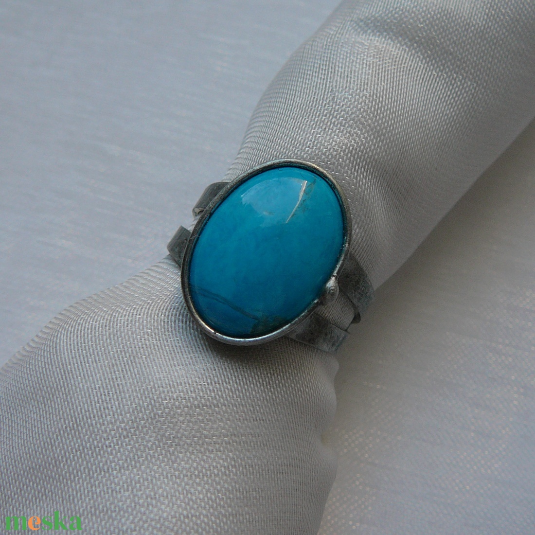 Türkinit gyűrű - ékszer - gyűrű - szoliter gyűrű - Meska.hu