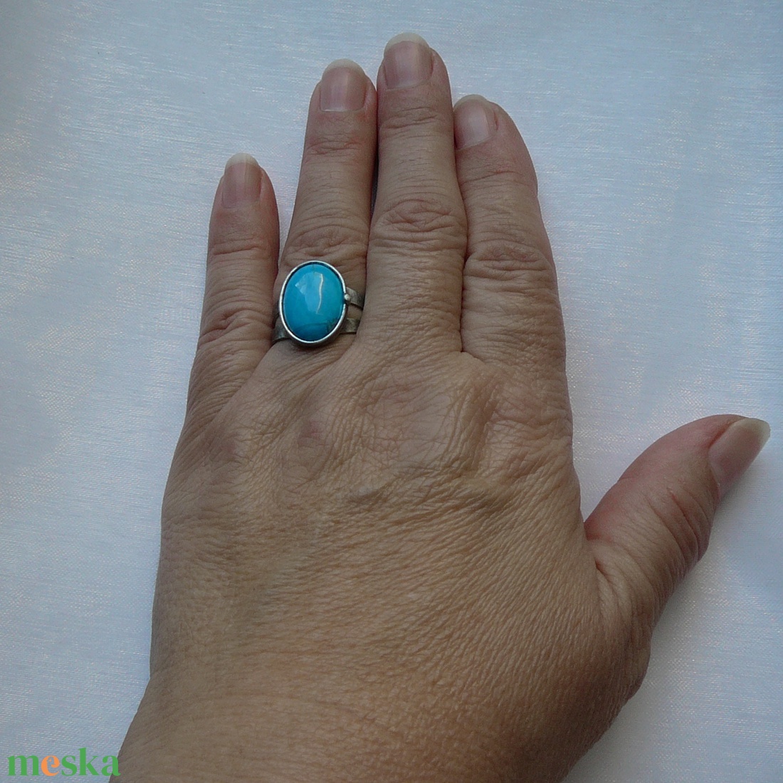 Türkinit gyűrű - ékszer - gyűrű - szoliter gyűrű - Meska.hu