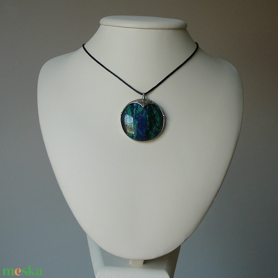 Krizokolla medál - ékszer - nyaklánc - medálos nyaklánc - Meska.hu