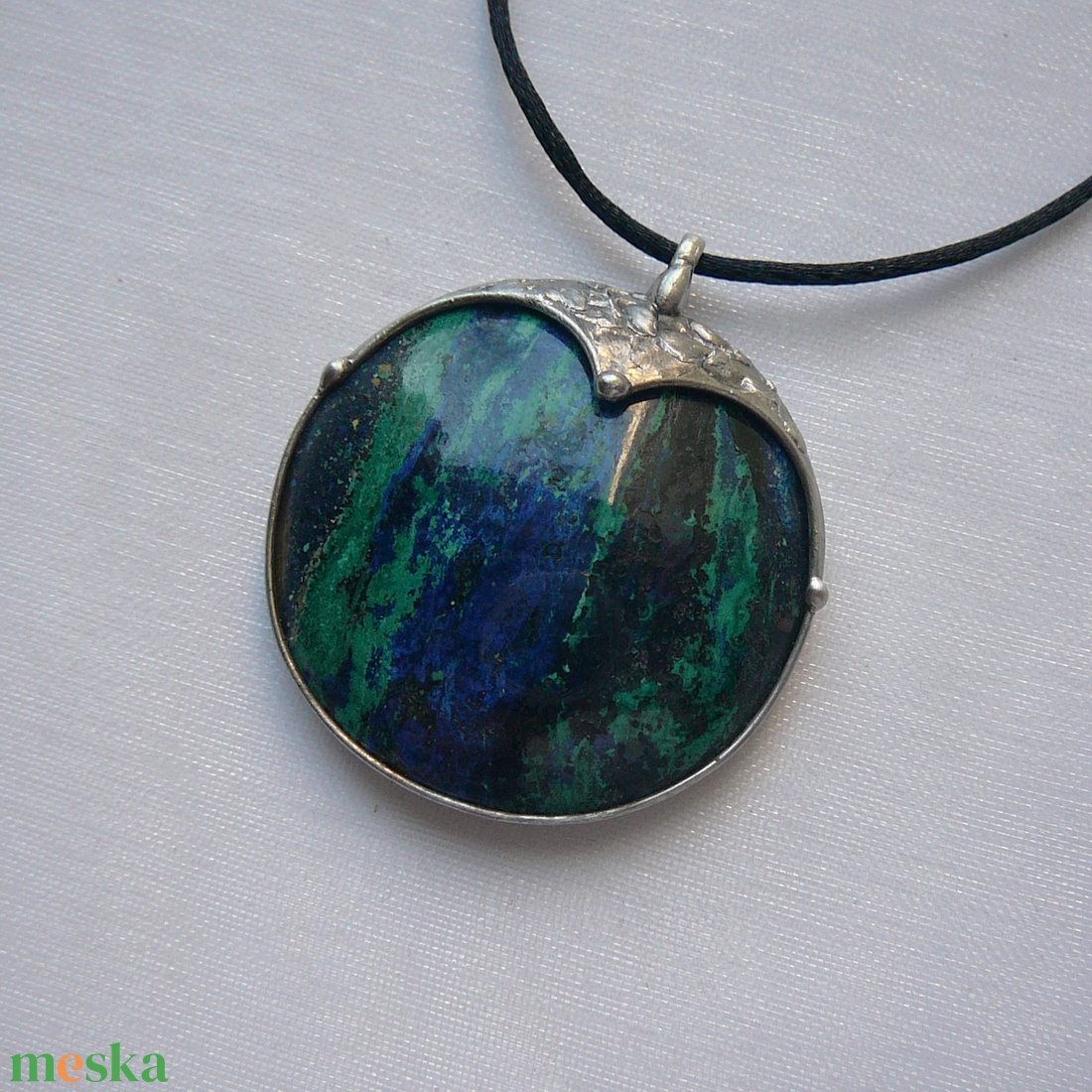Krizokolla medál - ékszer - nyaklánc - medálos nyaklánc - Meska.hu