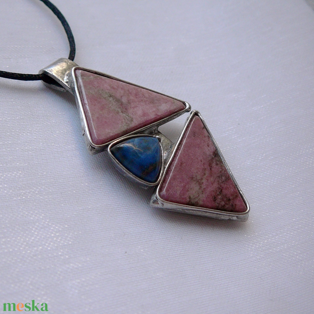 Rodonit medál - ékszer - nyaklánc - medálos nyaklánc - Meska.hu