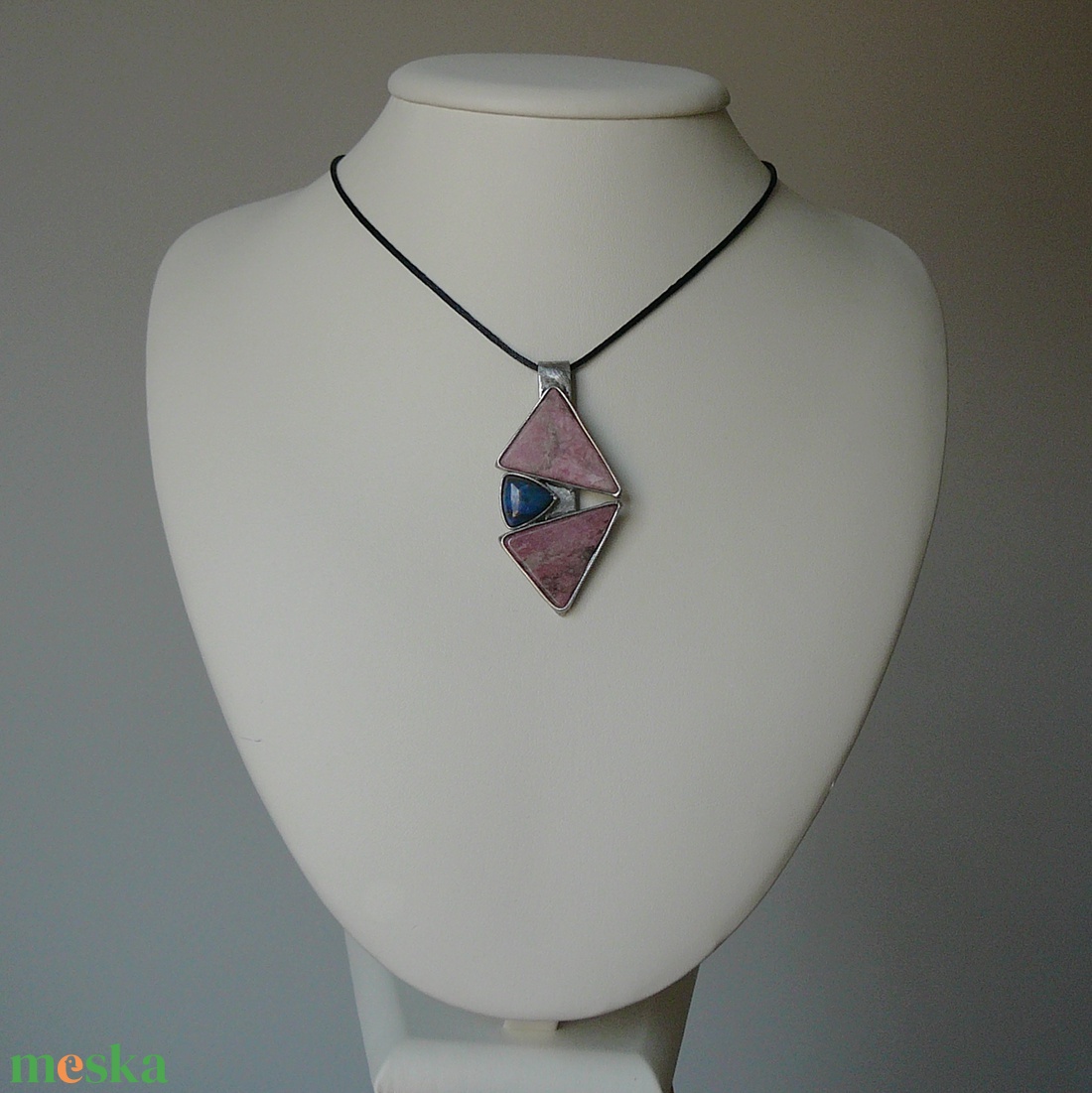 Rodonit medál - ékszer - nyaklánc - medálos nyaklánc - Meska.hu