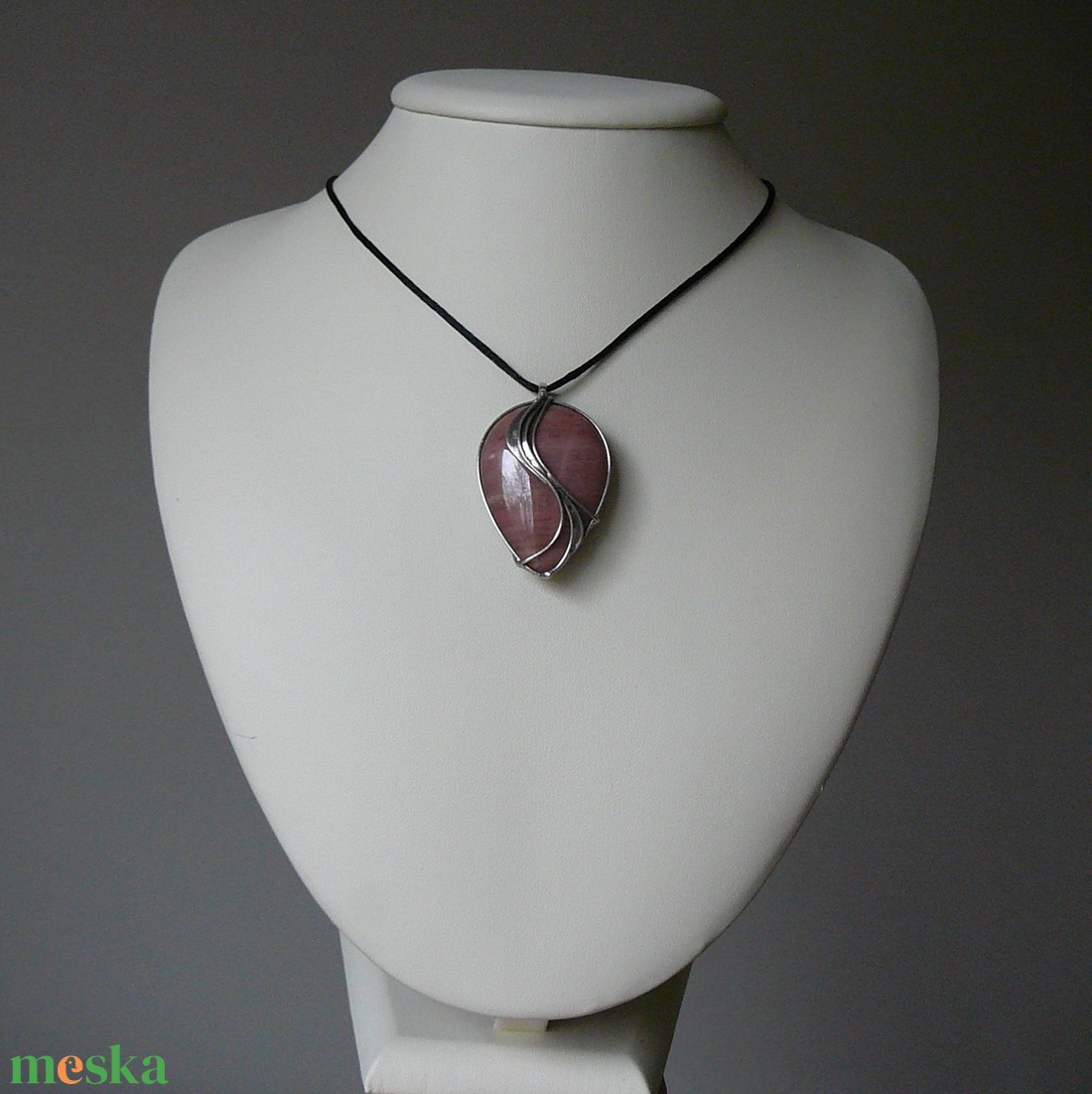 Thulit csepp medál - ékszer - nyaklánc - medálos nyaklánc - Meska.hu