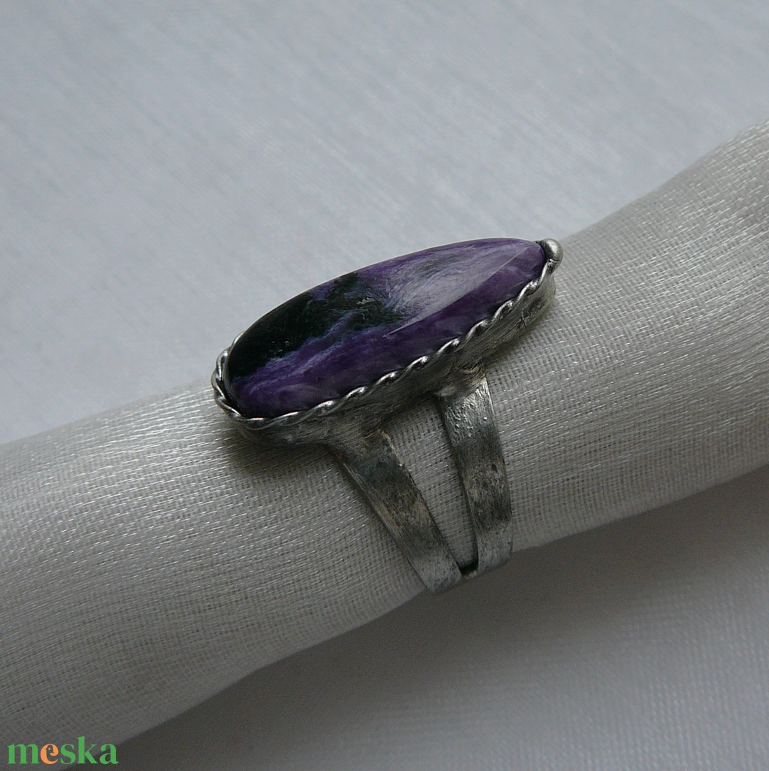 Csaroit gyűrű - ékszer - gyűrű - szoliter gyűrű - Meska.hu