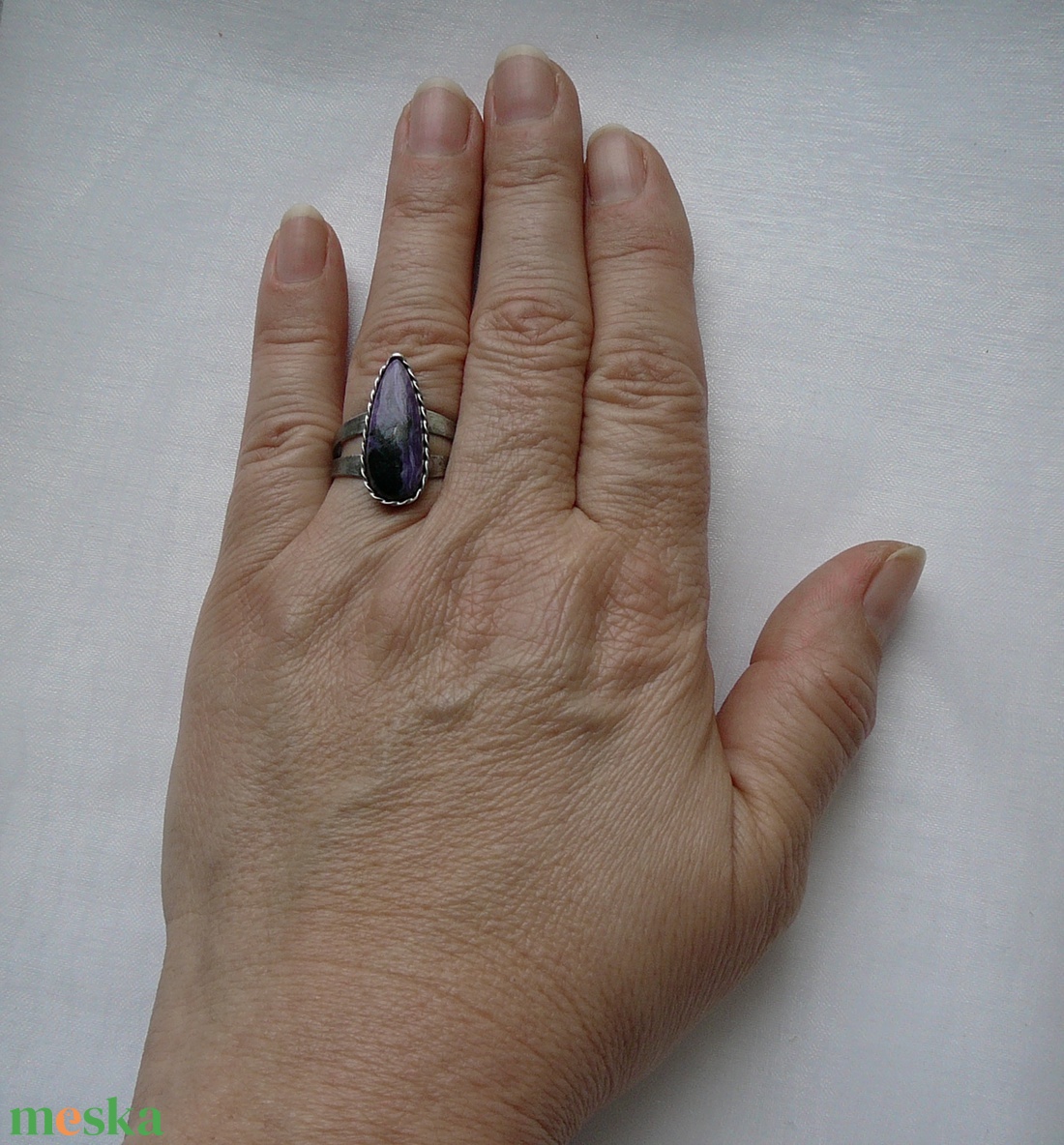 Csaroit gyűrű - ékszer - gyűrű - szoliter gyűrű - Meska.hu