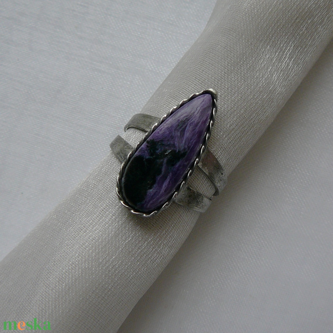 Csaroit gyűrű - ékszer - gyűrű - szoliter gyűrű - Meska.hu