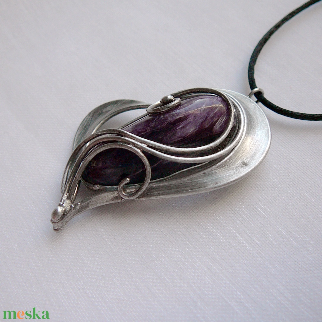 Csaroit szív medál - ékszer - nyaklánc - medál - Meska.hu