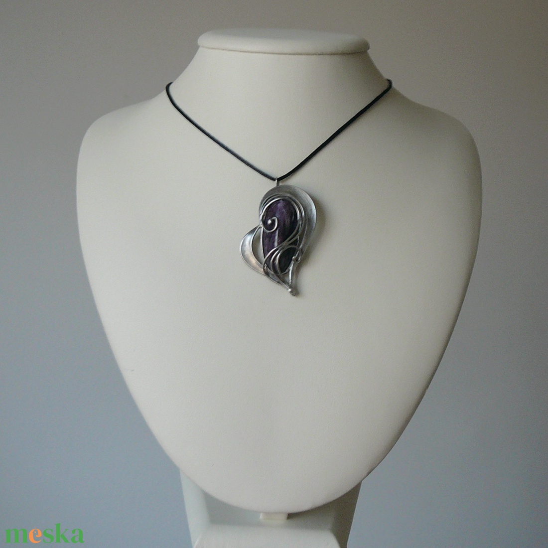 Csaroit szív medál - ékszer - nyaklánc - medál - Meska.hu