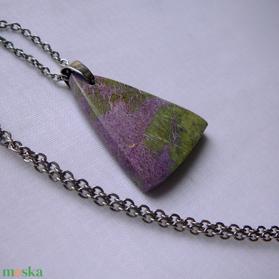 Atlantiszit medálos nyaklánc - ékszer - nyaklánc - medálos nyaklánc - Meska.hu