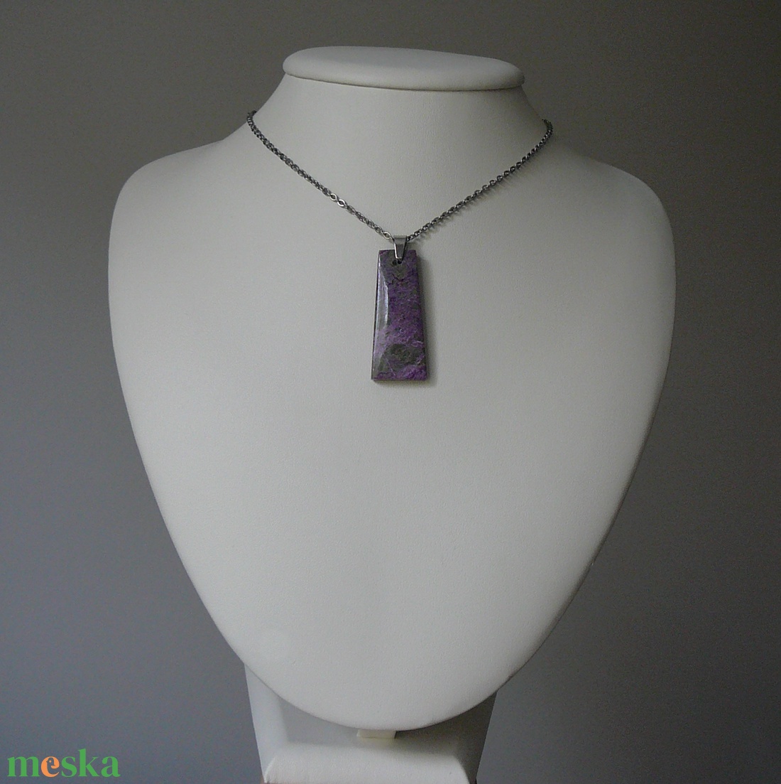 Atlantiszit medálos nyaklánc - ékszer - nyaklánc - medálos nyaklánc - Meska.hu