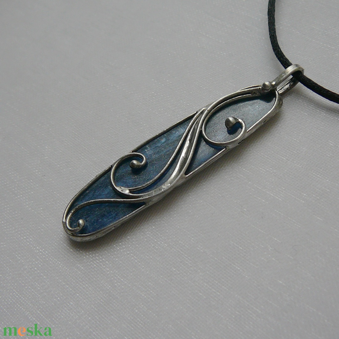 Kianit medál - ékszer - nyaklánc - medálos nyaklánc - Meska.hu