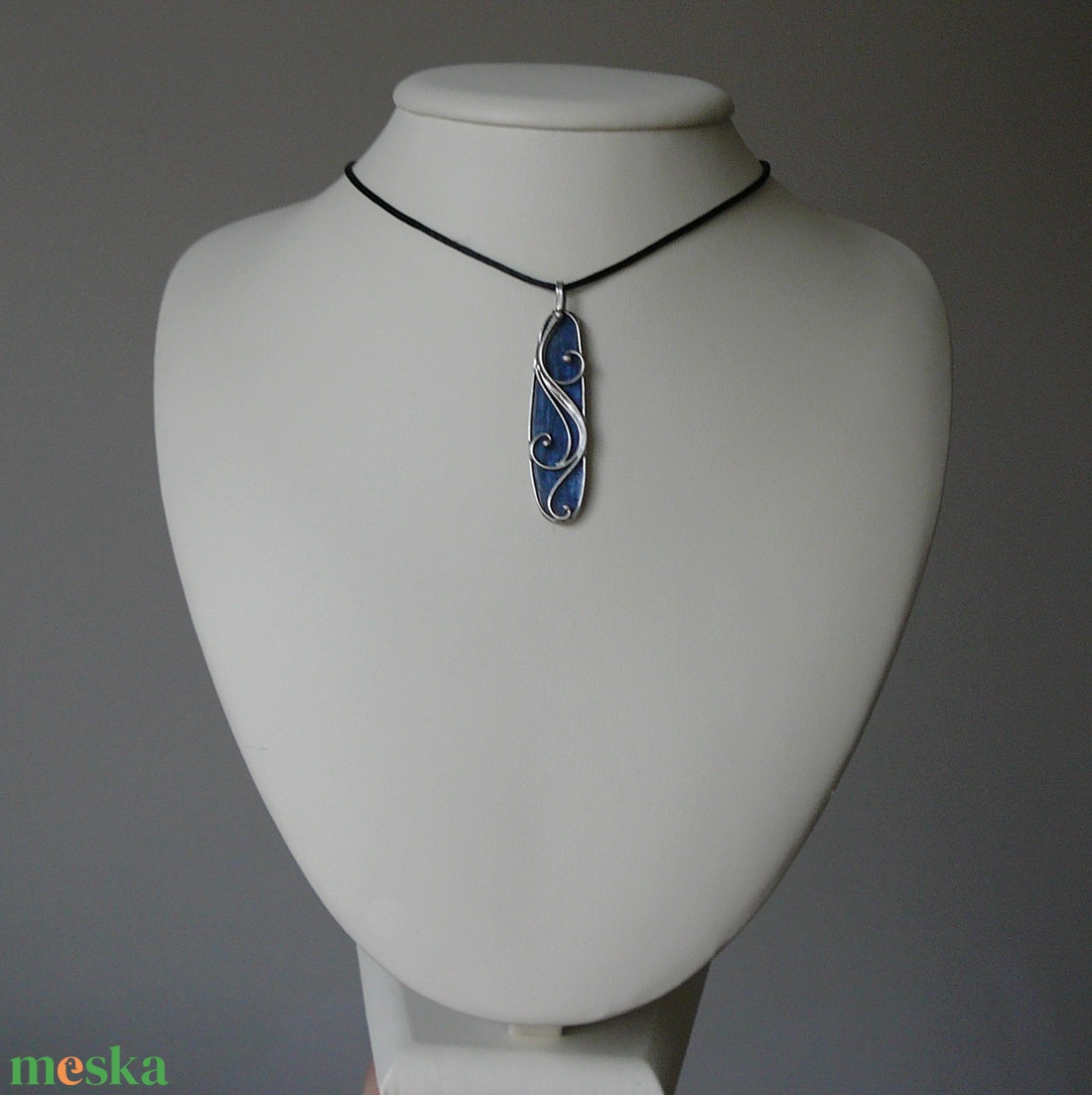 Kianit medál - ékszer - nyaklánc - medálos nyaklánc - Meska.hu