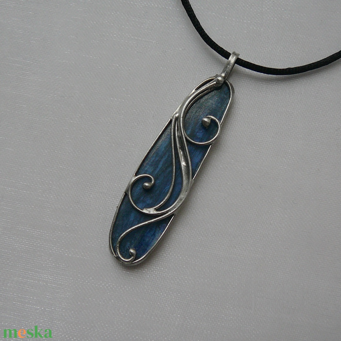 Kianit medál - ékszer - nyaklánc - medálos nyaklánc - Meska.hu