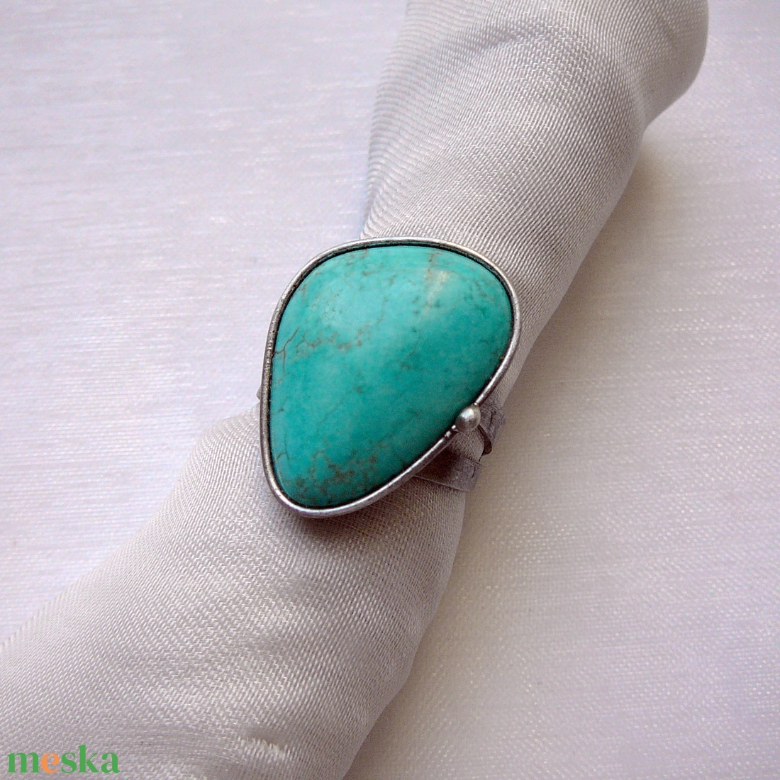 Türkinit gyűrű - ékszer - gyűrű - szoliter gyűrű - Meska.hu