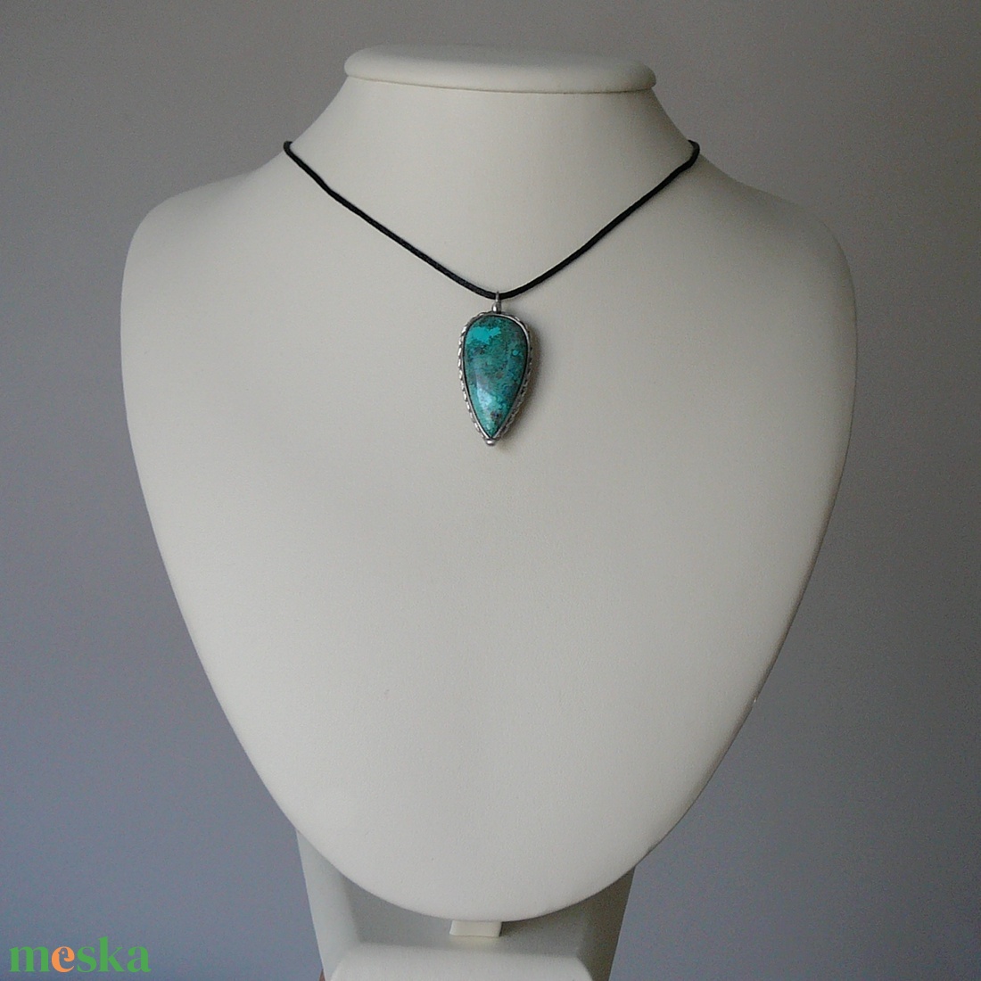 Krizokolla medál - ékszer - nyaklánc - medálos nyaklánc - Meska.hu