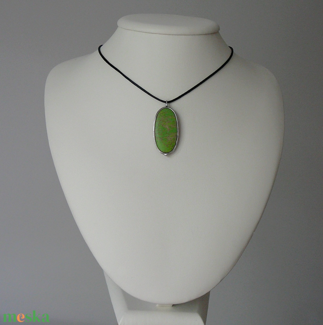 Aventurin mini szív medál - ékszer - nyaklánc - medálos nyaklánc - Meska.hu