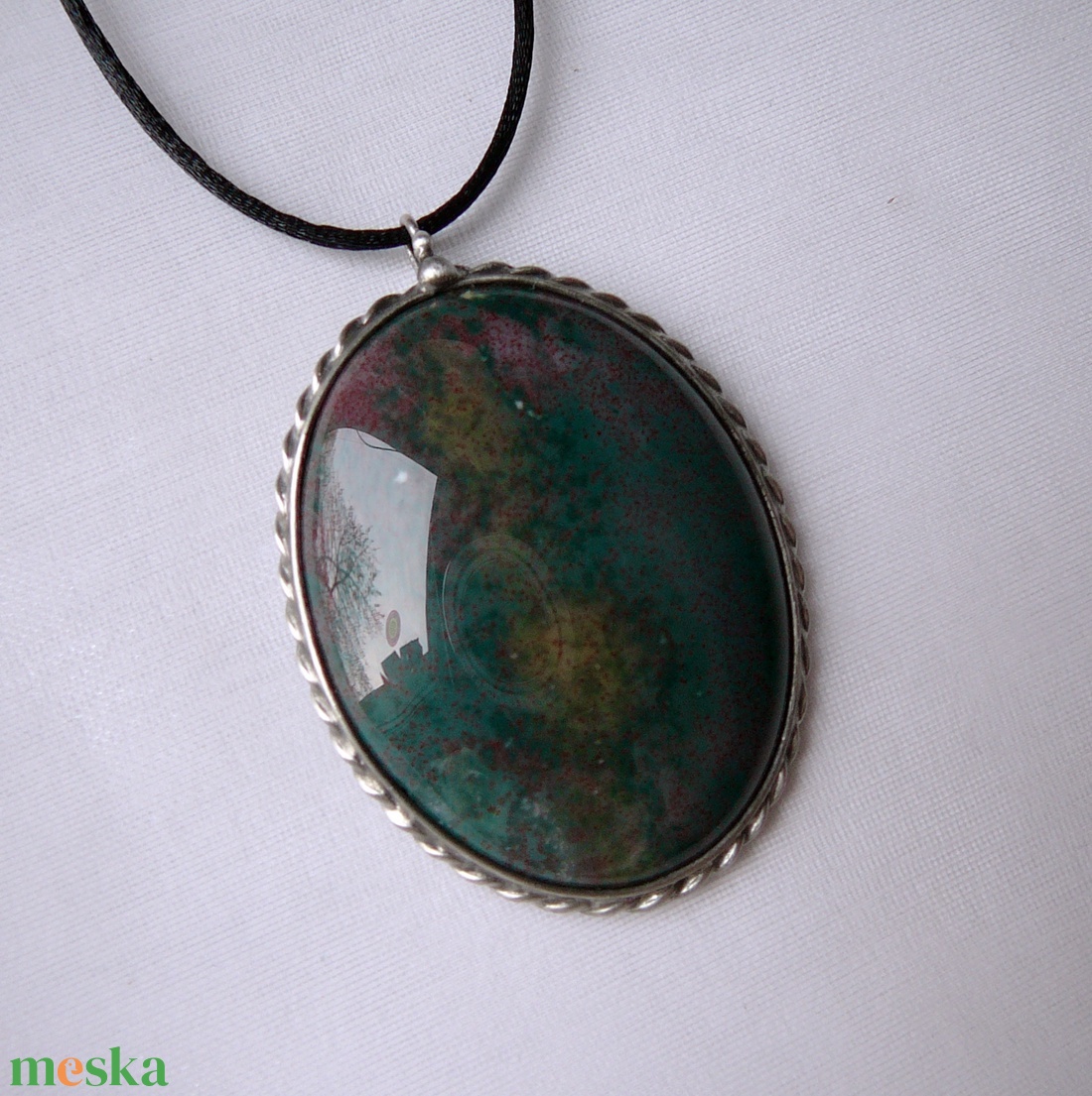 Heliotróp medál - ékszer - nyaklánc - medálos nyaklánc - Meska.hu