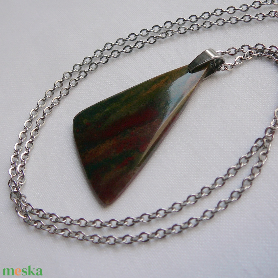 Heliotróp medálos nyaklánc - ékszer - nyaklánc - medálos nyaklánc - Meska.hu