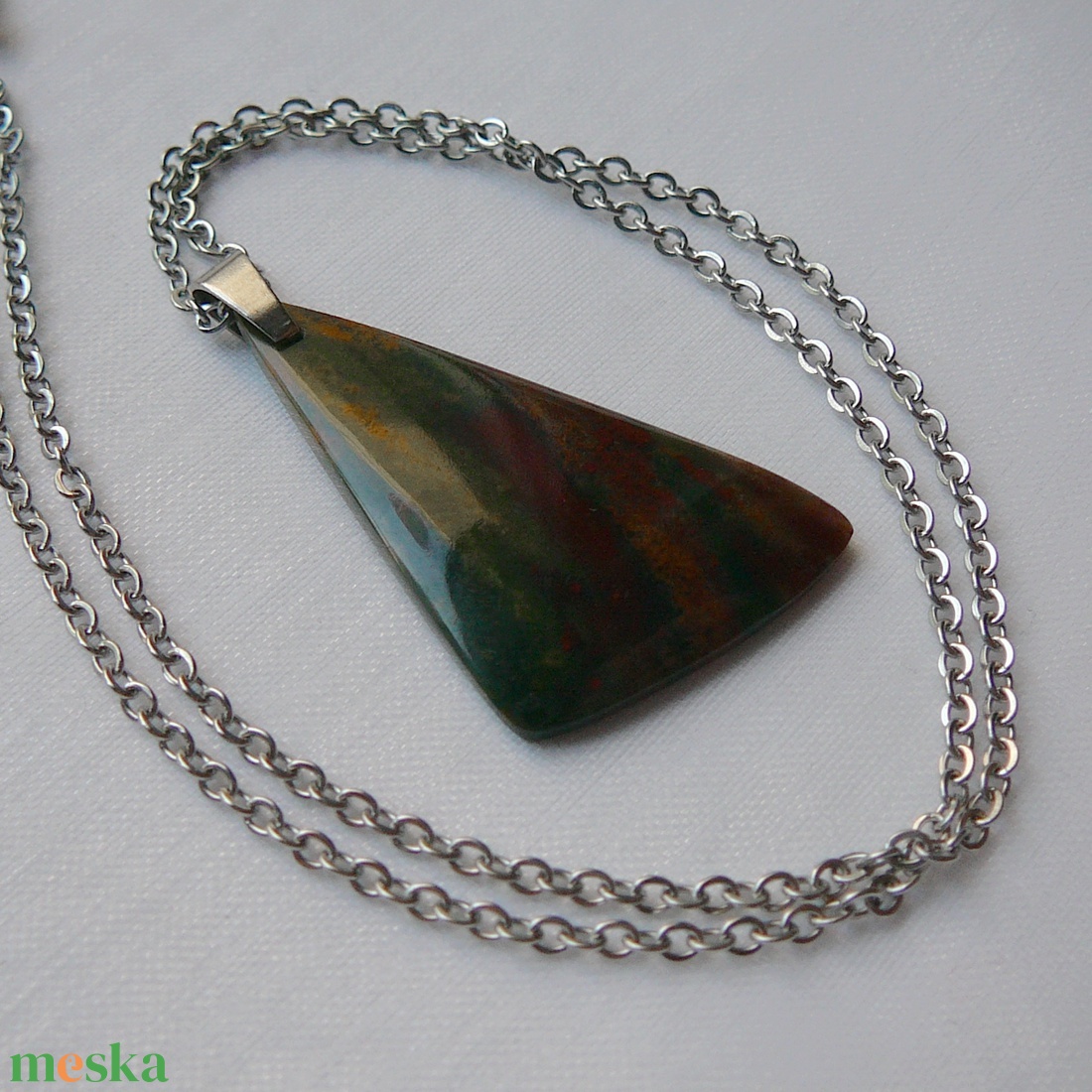 Heliotróp medálos nyaklánc - ékszer - nyaklánc - medálos nyaklánc - Meska.hu