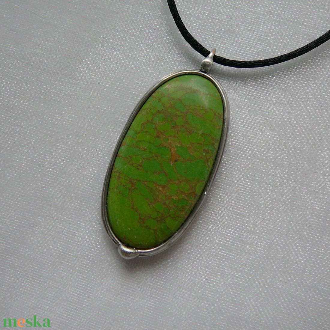 Üledéki jáspis medál - ékszer - nyaklánc - medálos nyaklánc - Meska.hu