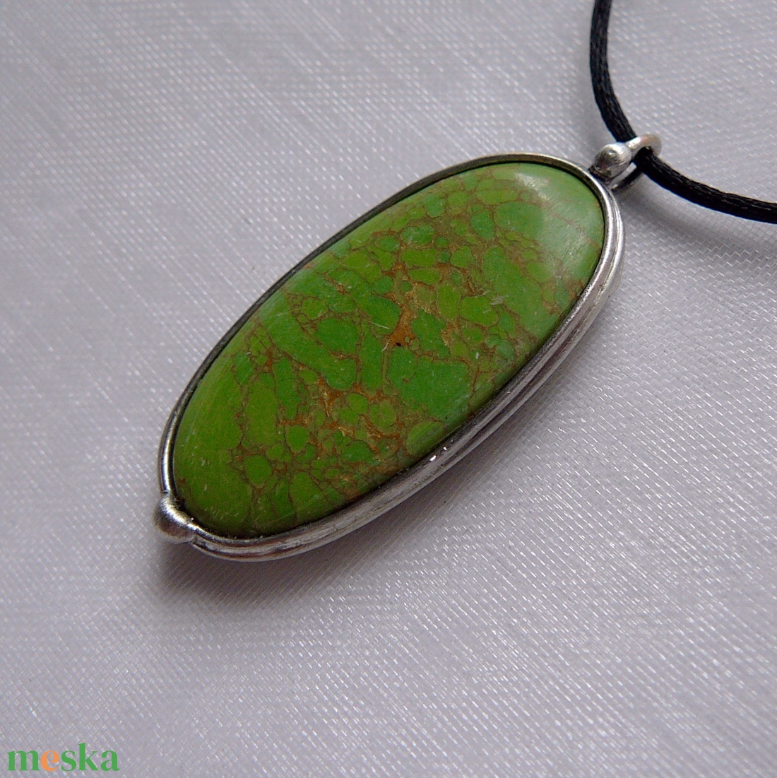 Üledéki jáspis medál - ékszer - nyaklánc - medálos nyaklánc - Meska.hu