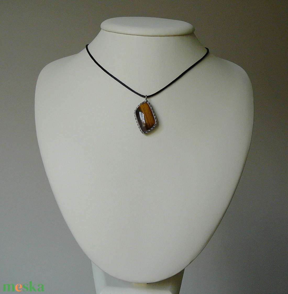 Tigrisszem medál - ékszer - nyaklánc - medálos nyaklánc - Meska.hu