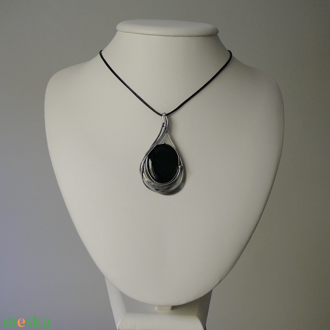 Ónix medál - ékszer - nyaklánc - medálos nyaklánc - Meska.hu
